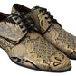 Elegant Jacquard Lace-Up Dress Shoes
