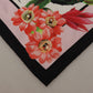 Floral Silk Square Scarf