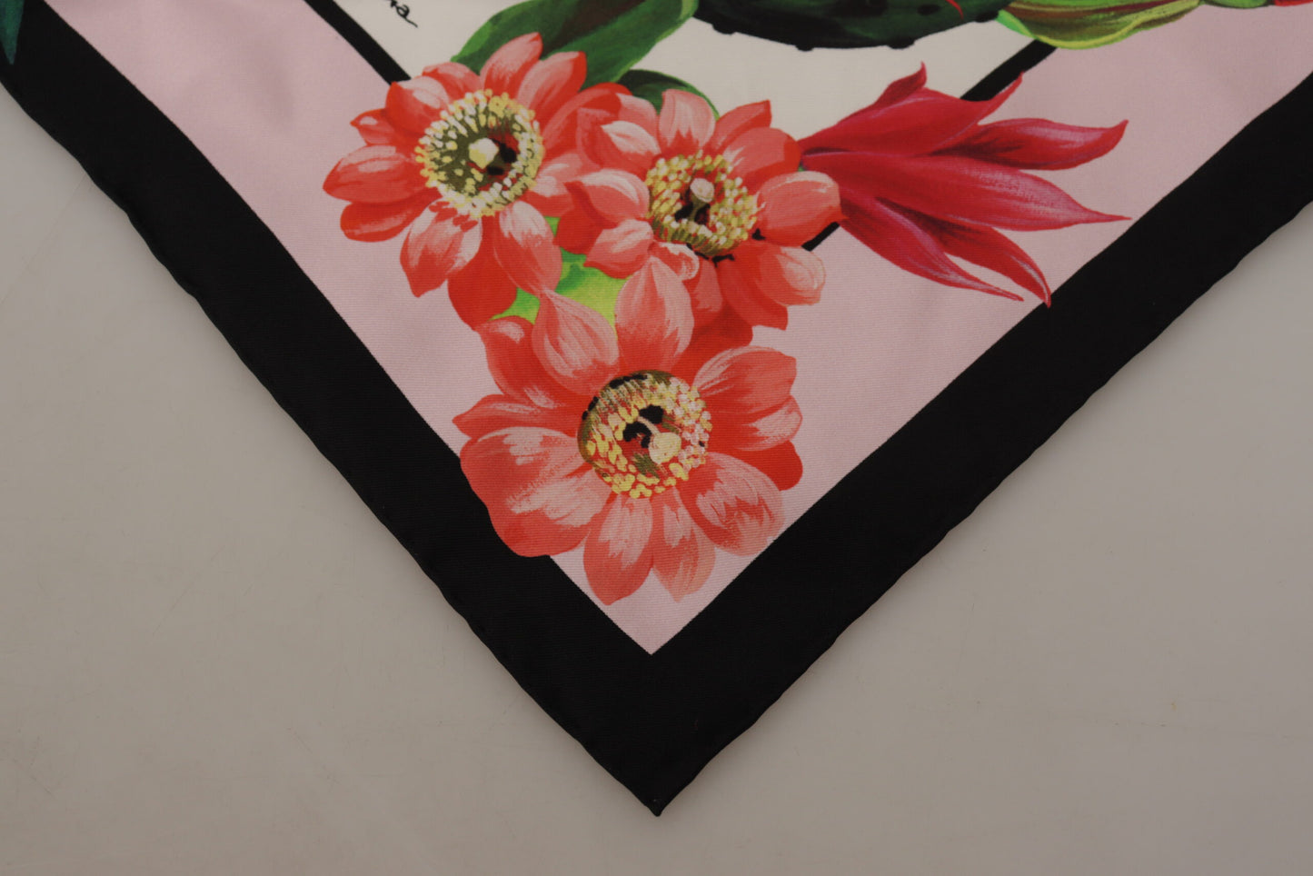 Floral Silk Square Scarf