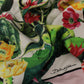 Floral Silk Square Scarf