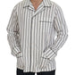 White Stripes Cotton Pajama Sleepwear Shirt