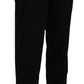 Black Cotton Chino Men Formal Pants