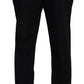 Black Cotton Chino Men Formal Pants
