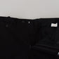 Black Cotton Chino Men Formal Pants