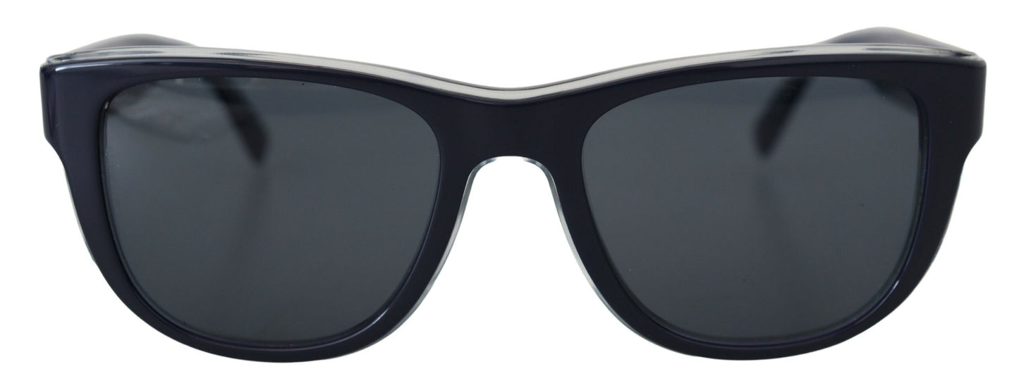 Chic Blue Acetate Designer Sunglasses