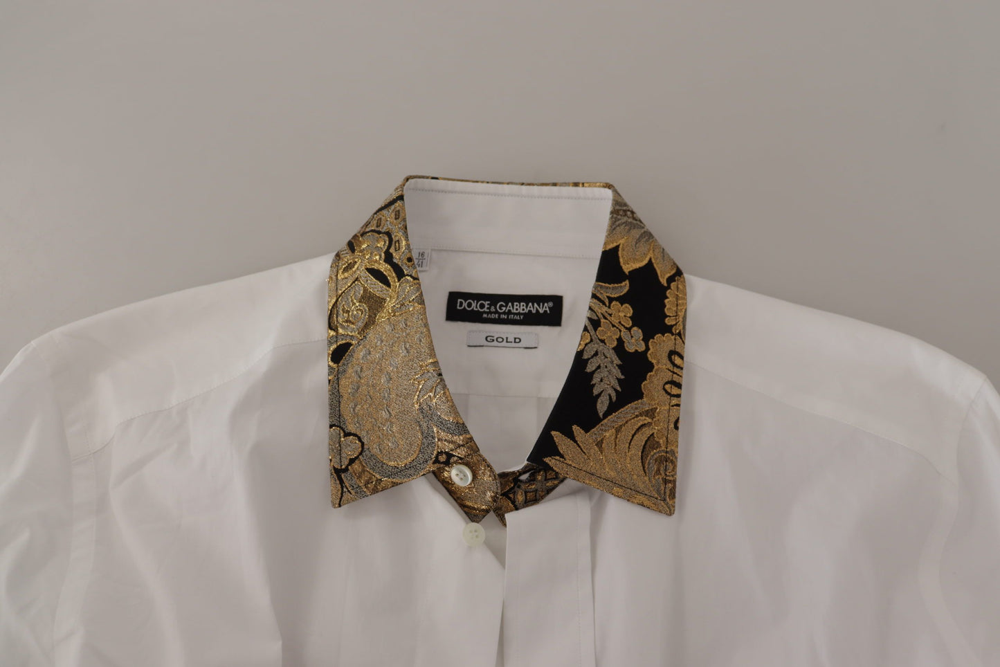 Elegant White Slim Fit Dress Shirt