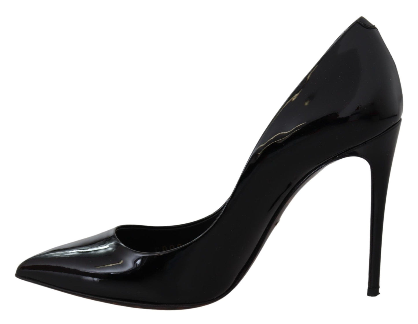 Elegant Black Patent Leather Stiletto Pumps