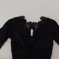 Black Sheath Midi Bodycon Lace Silk Dress