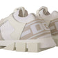Sleek White Lace-Up Sneakers for the Trendsetter
