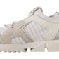 Sleek White Lace-Up Sneakers for the Trendsetter