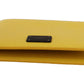 Elegant Yellow Leather Bi-Fold Wallet