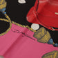 Elegant Multicolor Silk Square Scarf