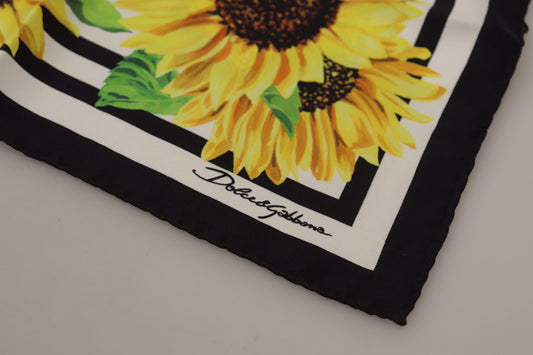 Sunflower Silk Square Scarf