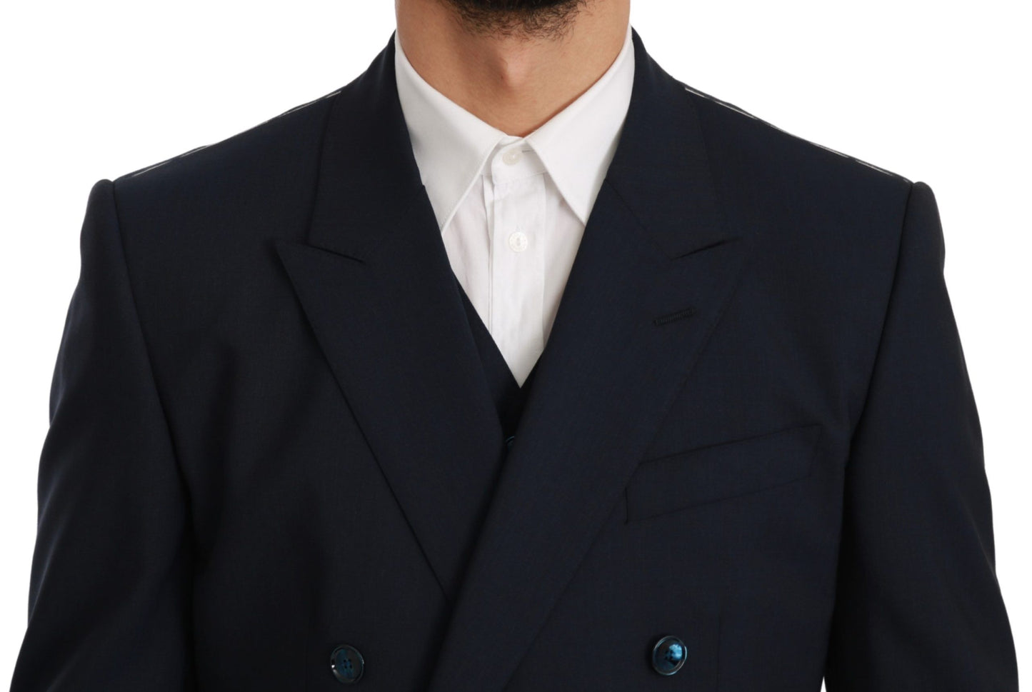 Elegant Navy Blue Martini Suit