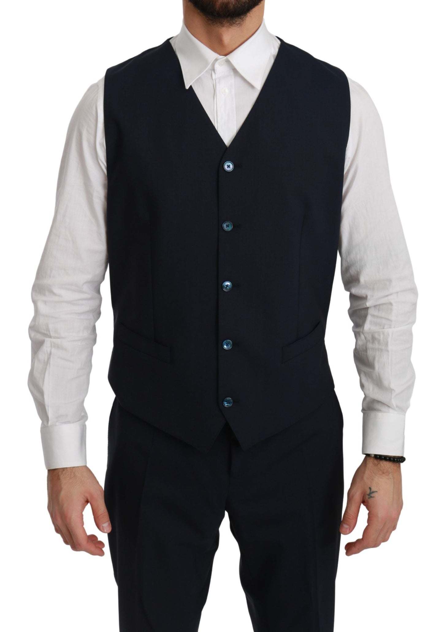 Elegant Navy Blue Martini Suit