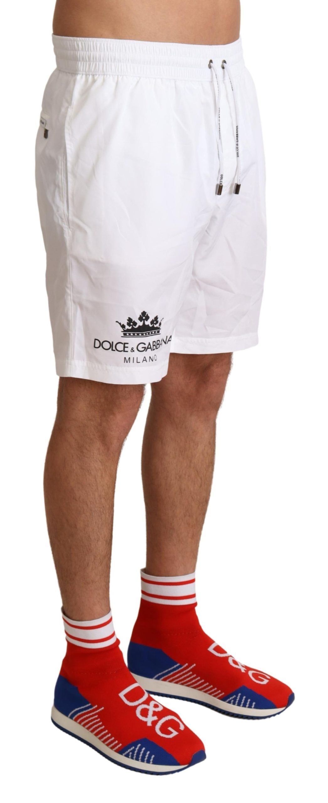 Regal Crown Swim Trunks - Chic Beachwear