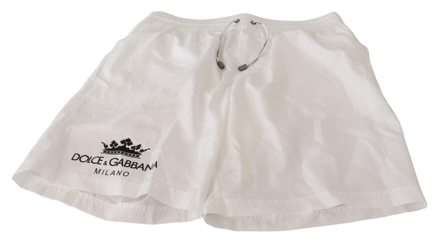 Regal Crown Swim Trunks - Chic Beachwear