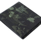 Camouflage Leather Bifold Wallet in Green