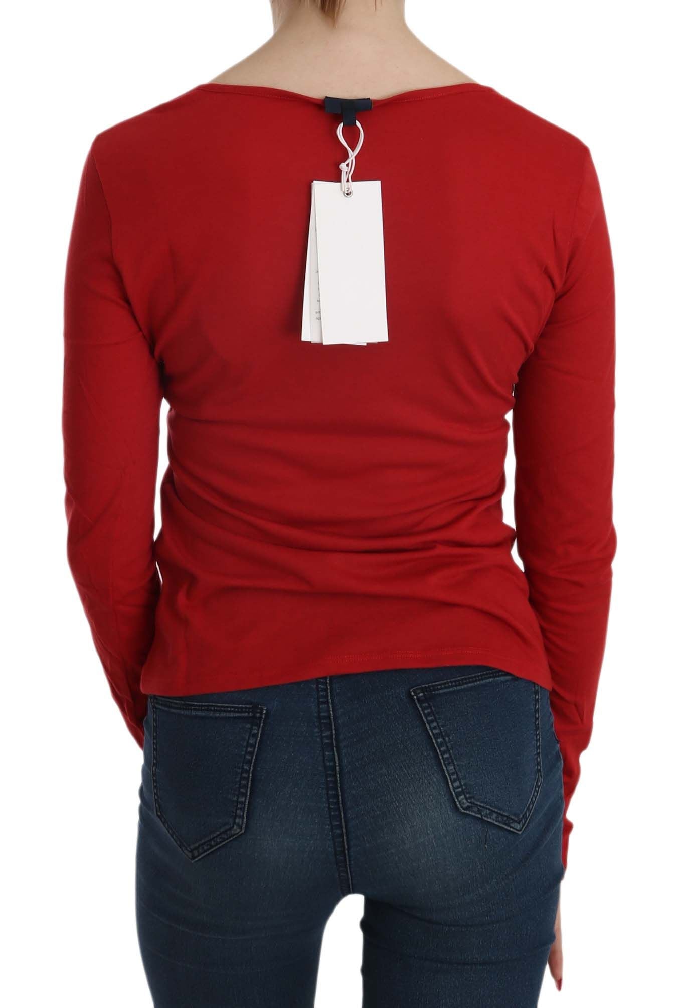 Ravishing Red Crystal Embellished Blouse