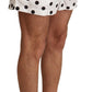White Polka Dots Beachwear Shorts Swimwear