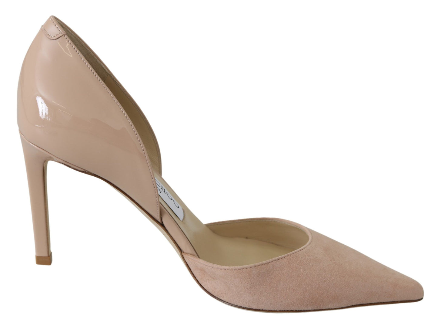 Elegant Powder Pink Suede Pumps