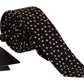Elegant Black Polka Dot Tie