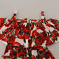 Chic Floral A-Line Cotton Dress
