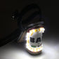 Elegant Ankle Strap Sandals with LED Lights