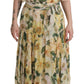 Elegant Floral Silk Maxi Dress