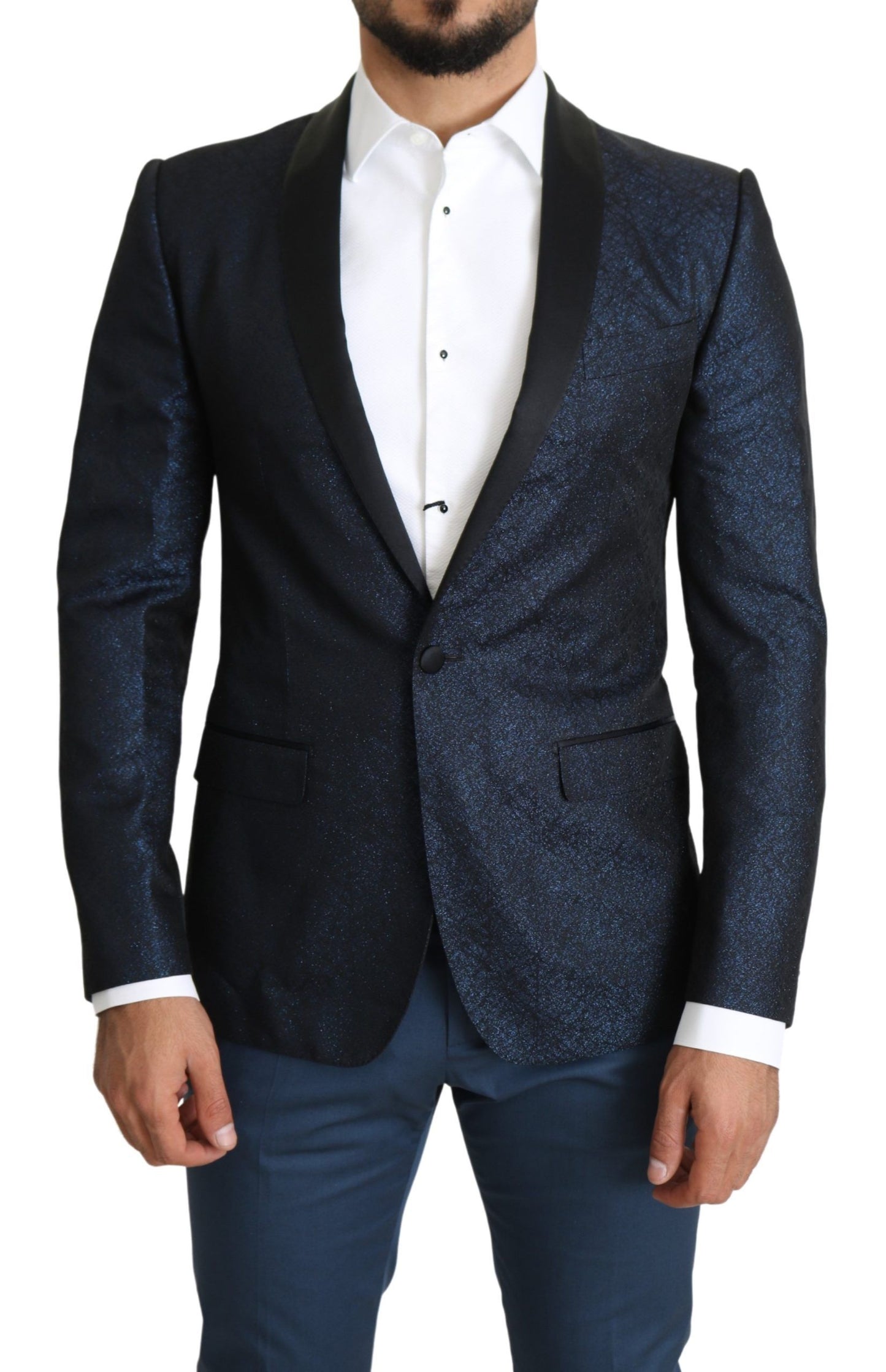 Elegant Martini Blue Slim Fit Blazer