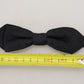 Elegant Black Silk Bow Tie