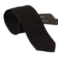 Elegant Polka Dot Silk Tie