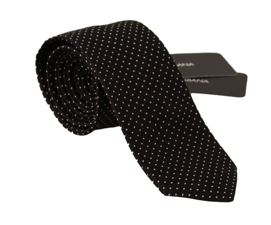 Elegant Polka Dot Silk Tie