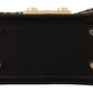 Elegant Crystal Embellished Leather Shoulder Bag