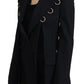 Black Long Sleeves Single Breasted Jacket