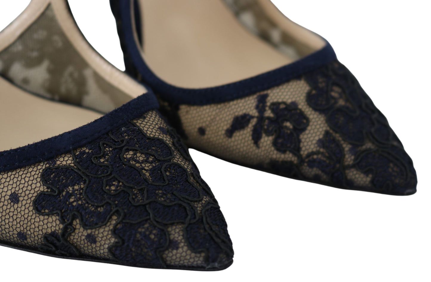 Navy Lancer Leather Pumps Elegance Unleashed