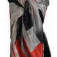 Elegant Checkered Silk Scarf