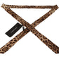 Elegant Leopard Silk Tie