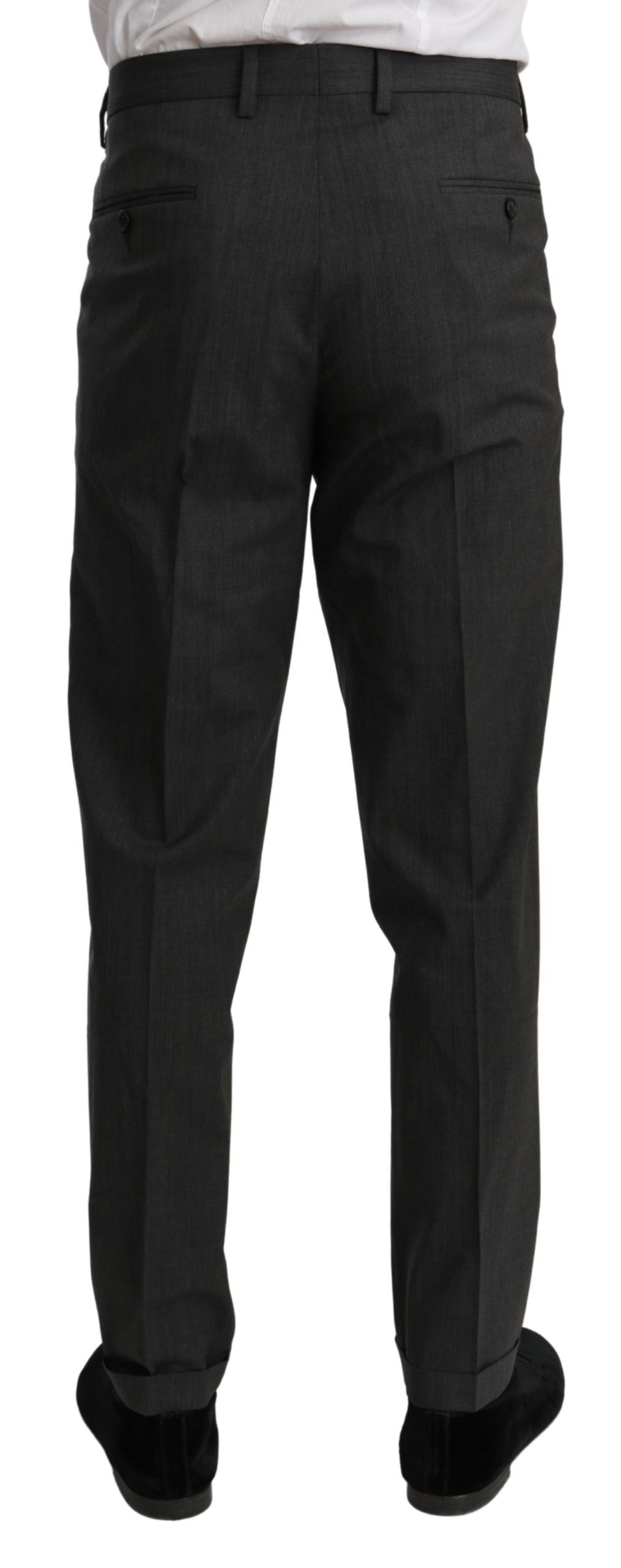 Elegant Slim Fit Dress Pants in Gray