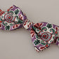 Multicolor Silk Bow Tie Elegant Accessory