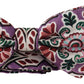 Multicolor Silk Bow Tie Elegant Accessory