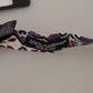 Multicolor Silk Bow Tie Elegant Accessory