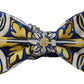 Multicolor Majolica Print Adjustable Papillon Bow Tie
