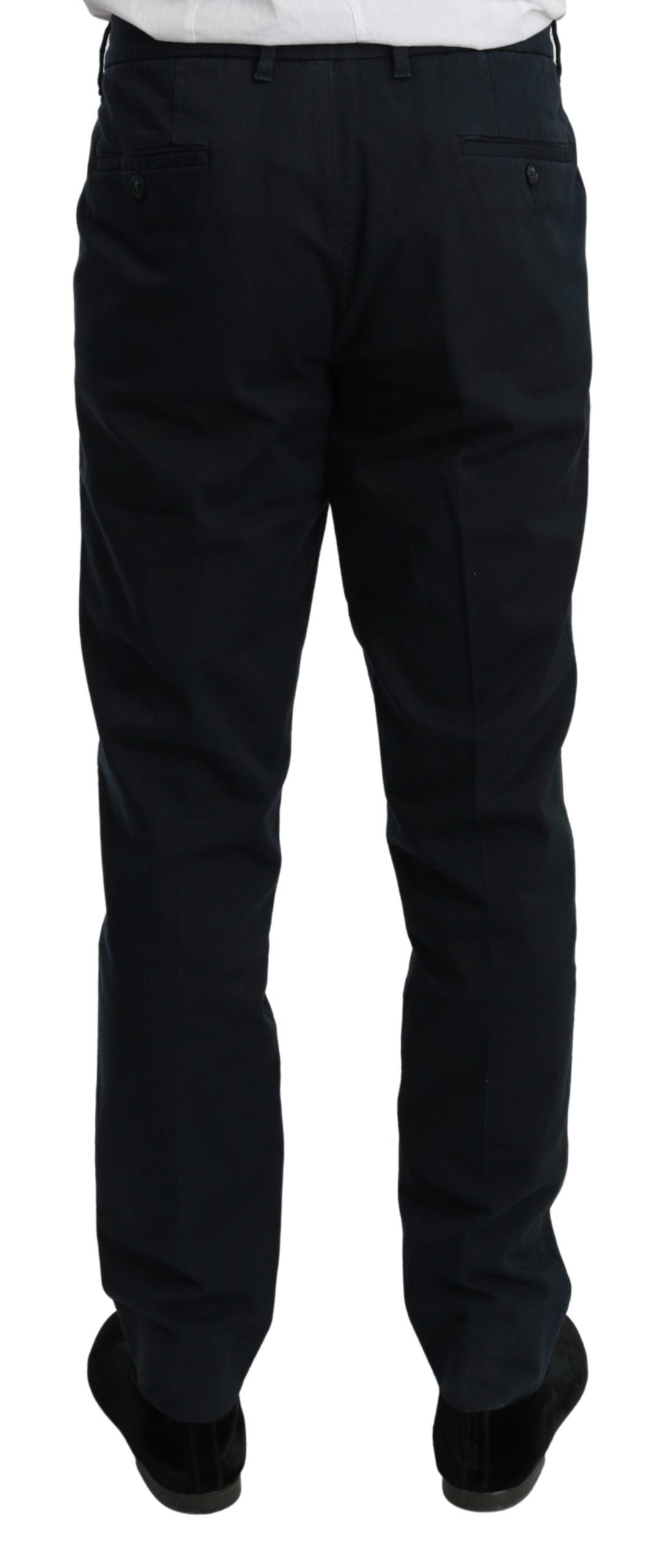 Sleek Italian Denim Chinos for the Modern Man