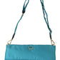 Chic Blue Nylon Crossbody Converting Waist Bag
