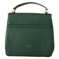 Elegant Green Leather Shoulder Bag