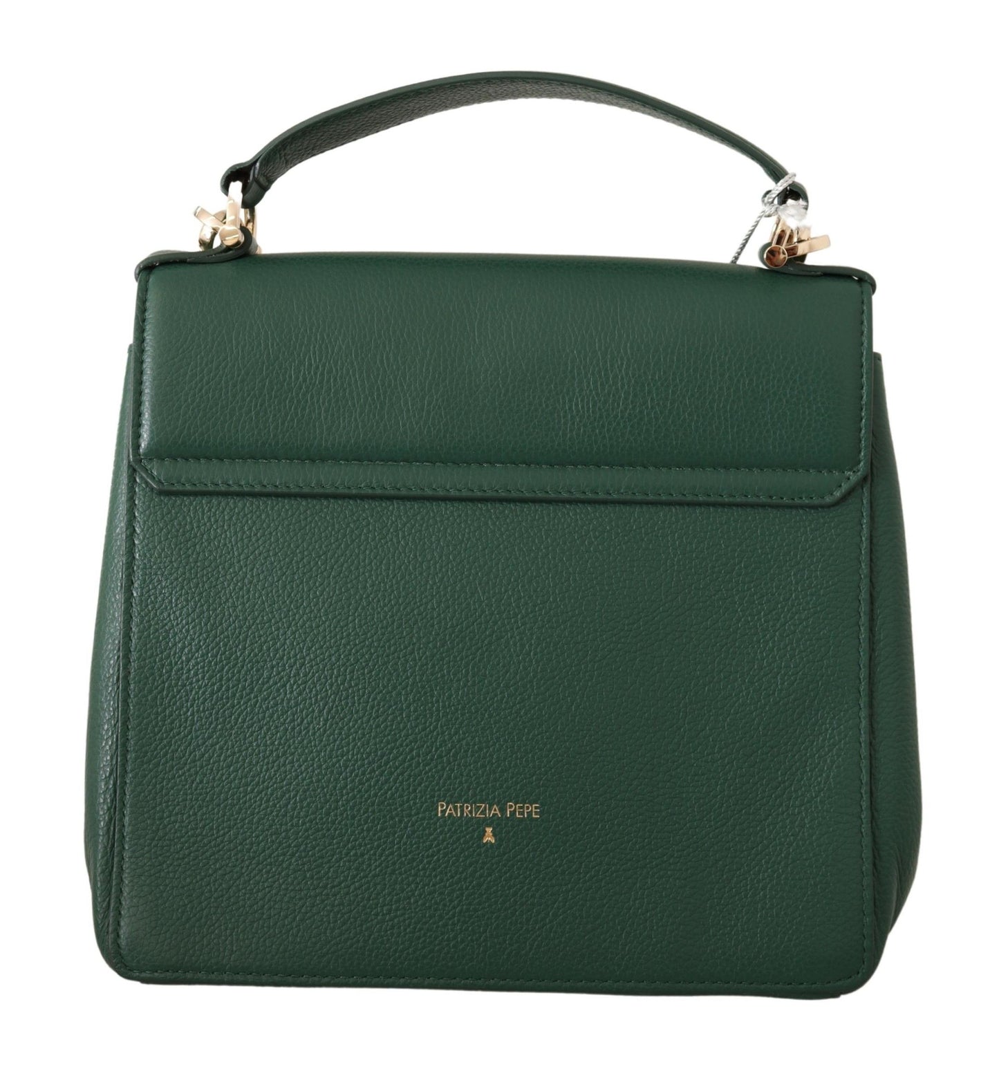 Elegant Green Leather Shoulder Bag