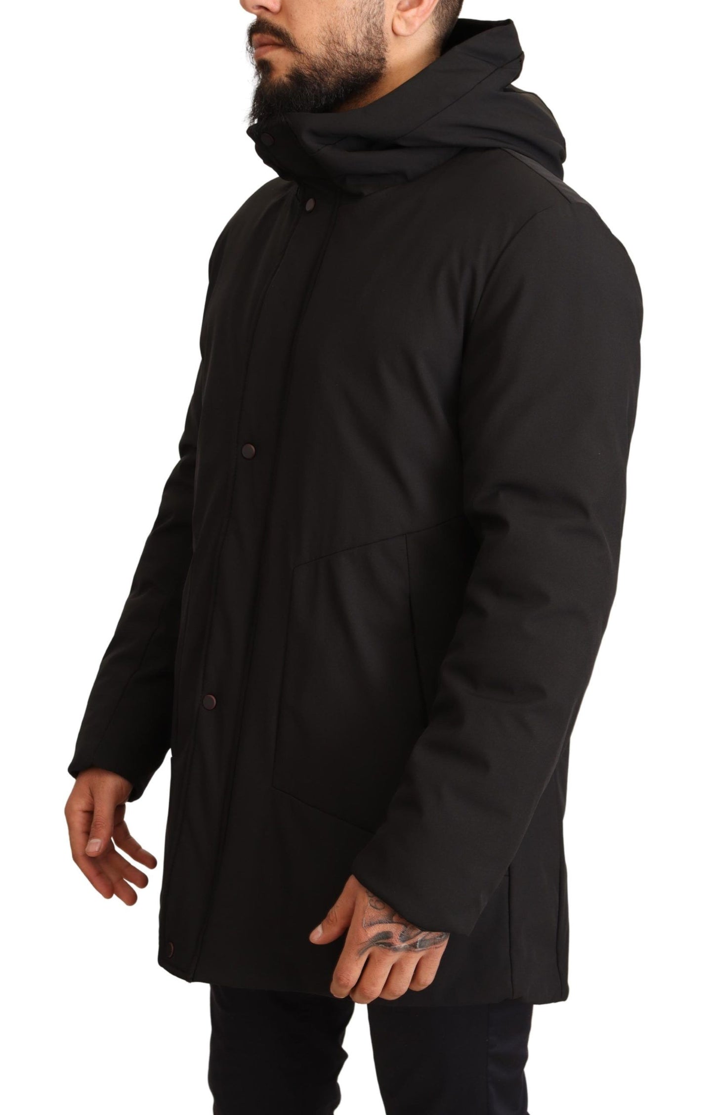 Elegant Lightweight Hooded Windbreaker Jacket