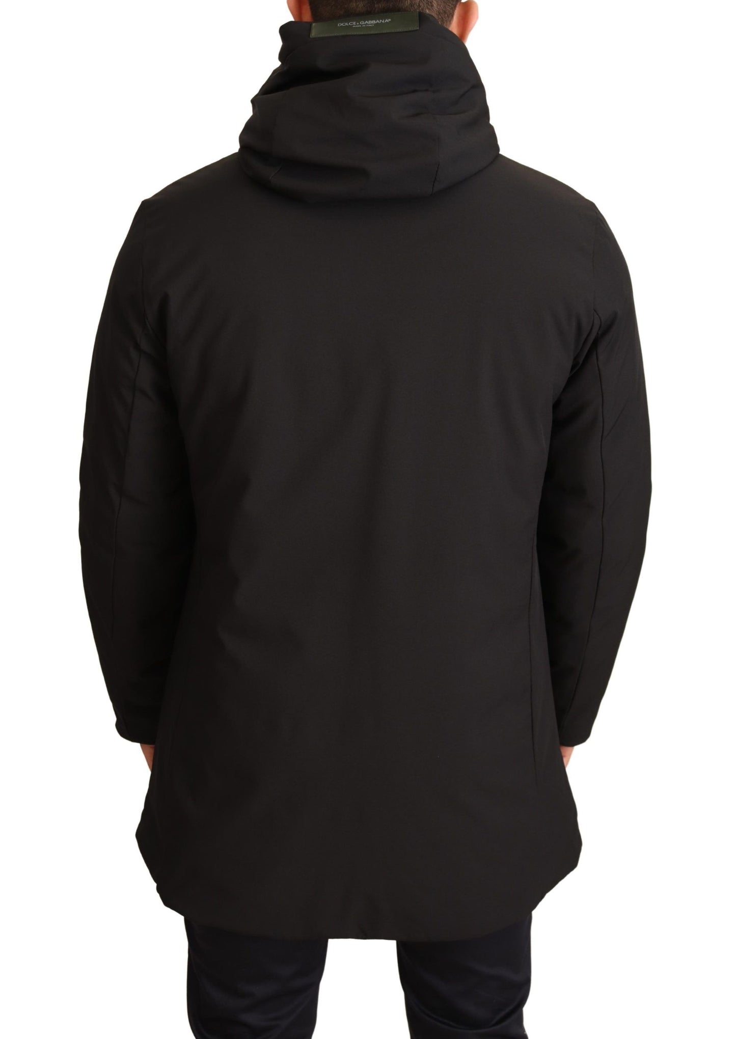 Elegant Lightweight Black Windbreaker