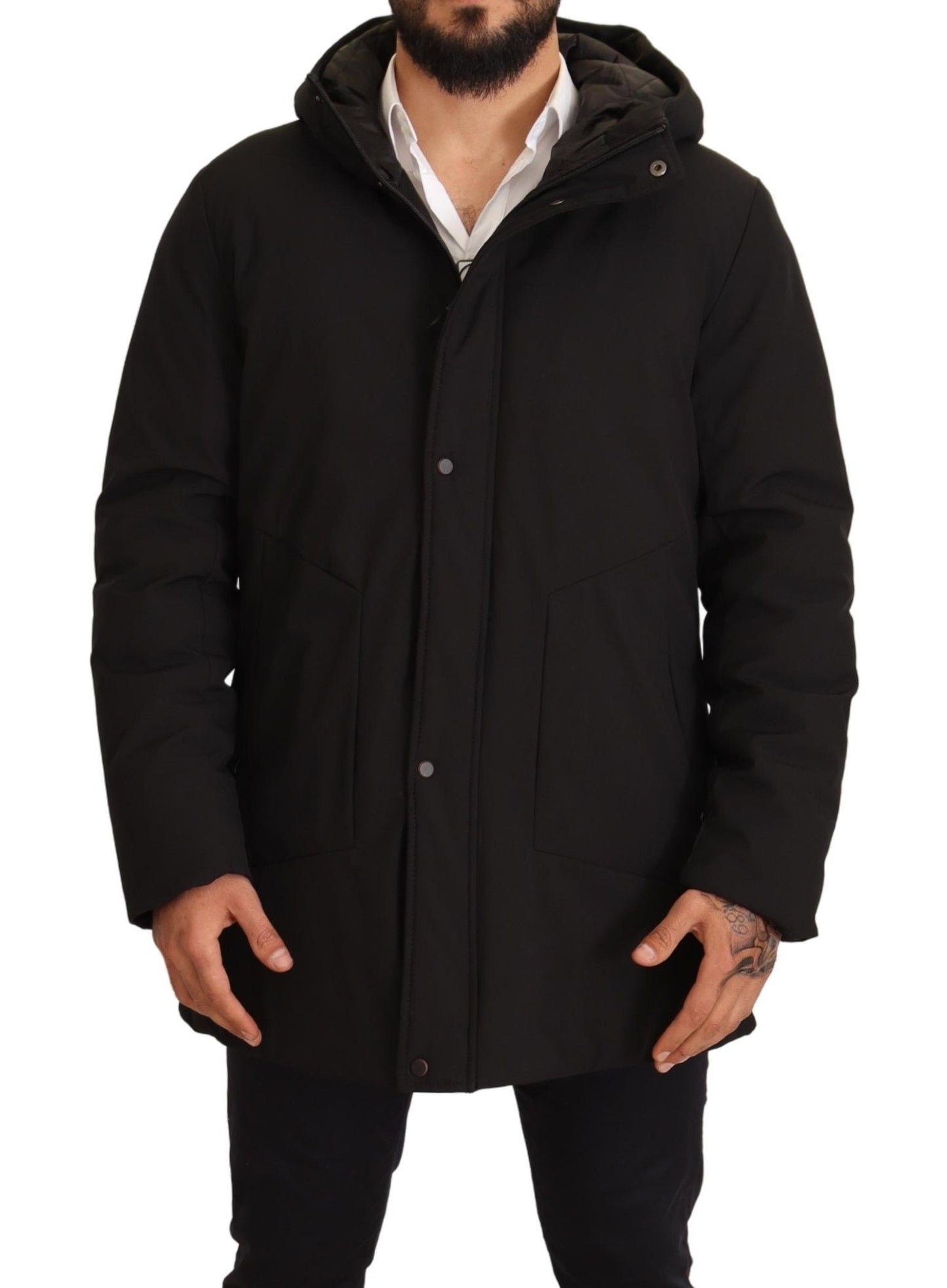 Elegant Lightweight Hooded Windbreaker Jacket